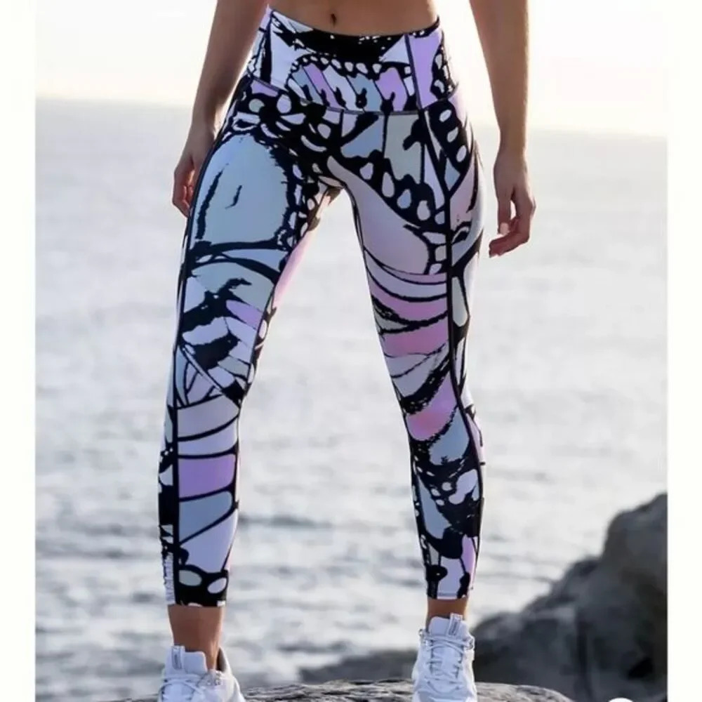 NWOT Free People Movement You're A Peach High-Rise Leggings
